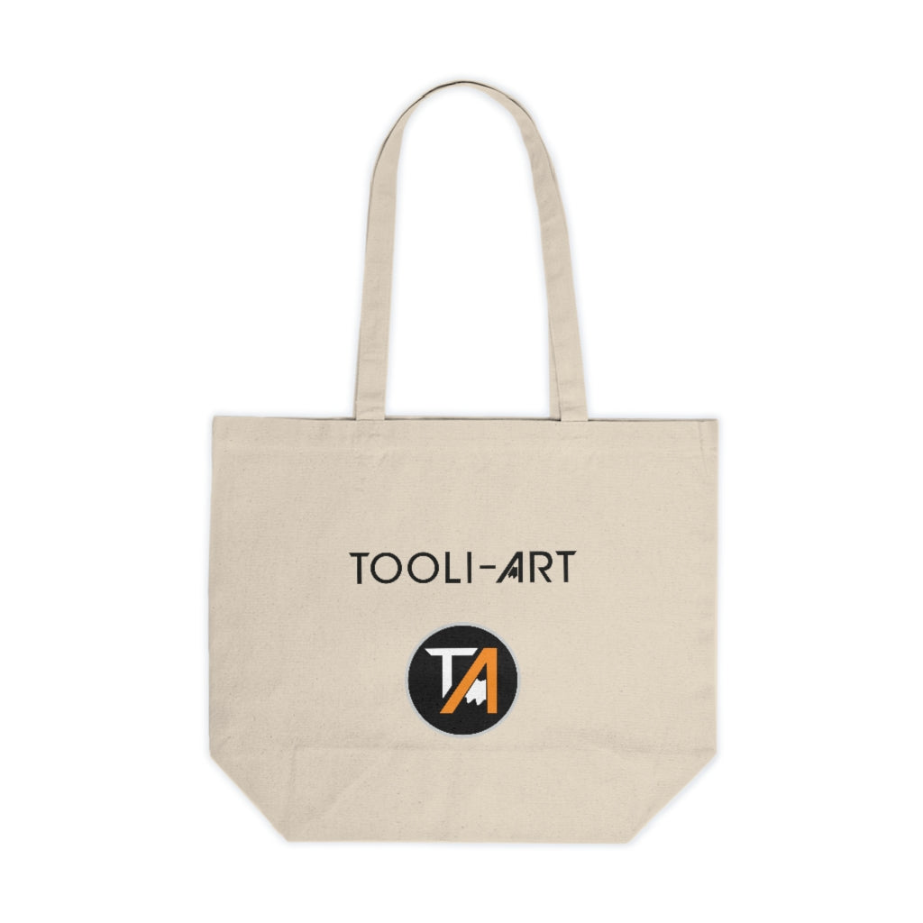 TOOLI-ART Canvas Shopping Tote - COLOR CREATIVITY KINDNESS