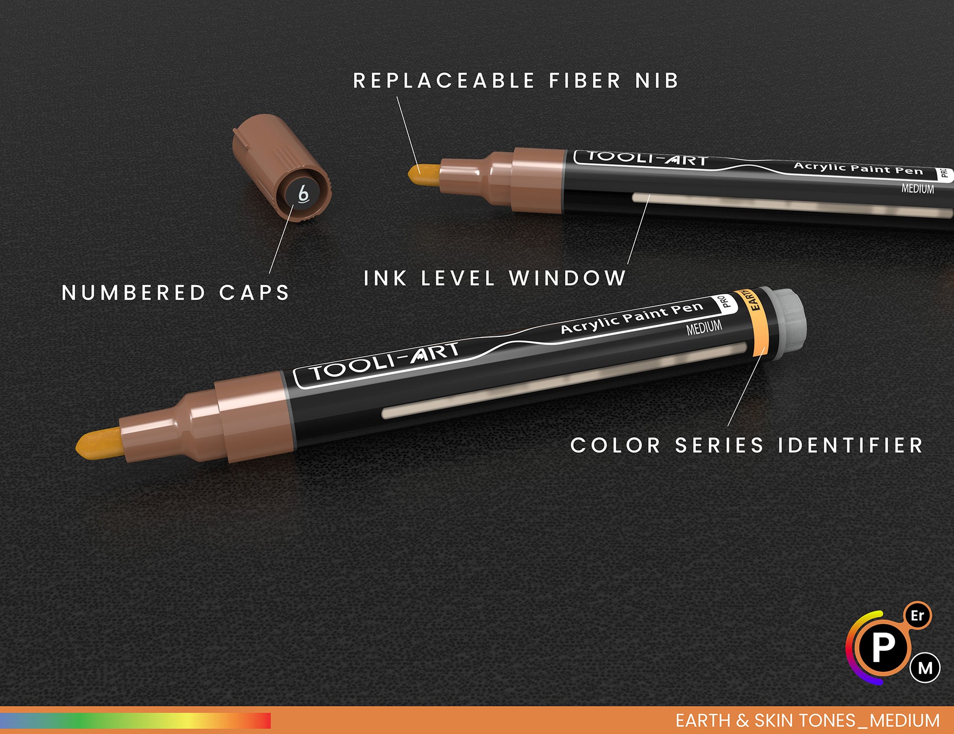 Dual Tip Premium Acrylic Paint Pens Markers 12/24/36 Colors Set Paint Pens  for Rock Painting, Ceramic, Glass, Wood, Canvas, DIY Crafts 