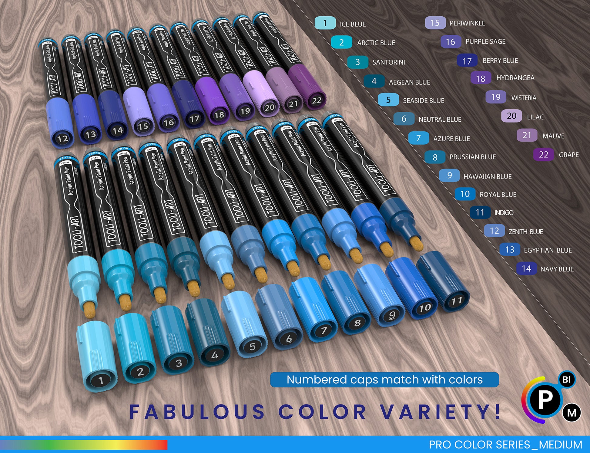 Acrylic Pen Marker set: 15 Acrylic Painter Pens